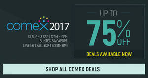 Featured image for (EXPIRED) Creative Store: Up to 75% off COMEX 2017 deals available online! From 31 Aug – 3 Sep 2017