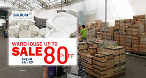 Featured image for (EXPIRED) Sia Huat: Warehouse sale – Up to 80% OFF! From 24 – 27 Aug 2017