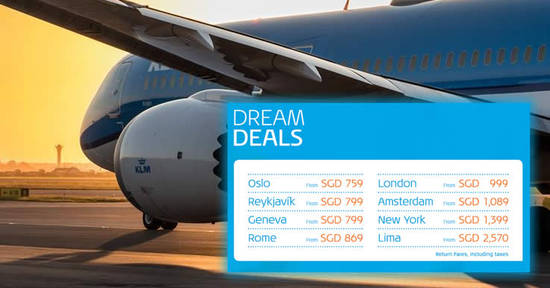 KLM Dream deals 8 Sep 2017 KLM Dream deals 8 Sep 2017