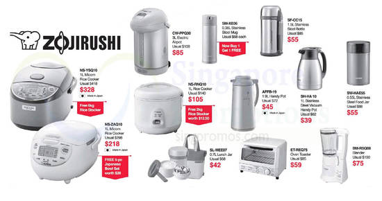 Zojirushi offers at feat 21 Sep 2017 Zojirushi offers at feat 21 Sep 2017