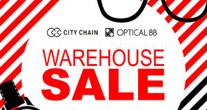 Featured image for (EXPIRED) City Chain’s & Optical 88 up to 80% OFF warehouse sale! From 9 – 12 Nov 2017