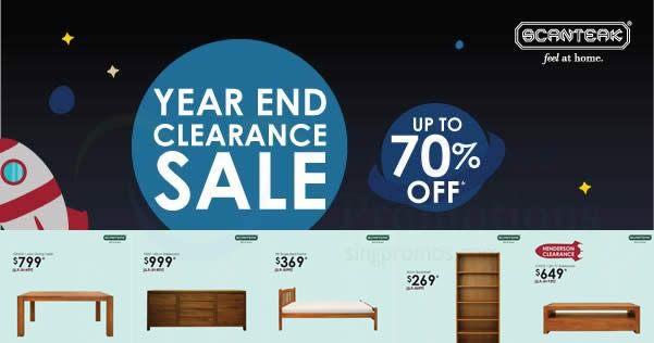 Featured image for Scanteak up to 70% OFF year end clearance sale at Henderson! From 10 - 12 Nov 2017