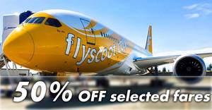 Featured image for (EXPIRED) Scoot: 50% OFF selected fares to Australia, Taiwan, Japan & more! Book on Tuesday, 26 Jun 2018