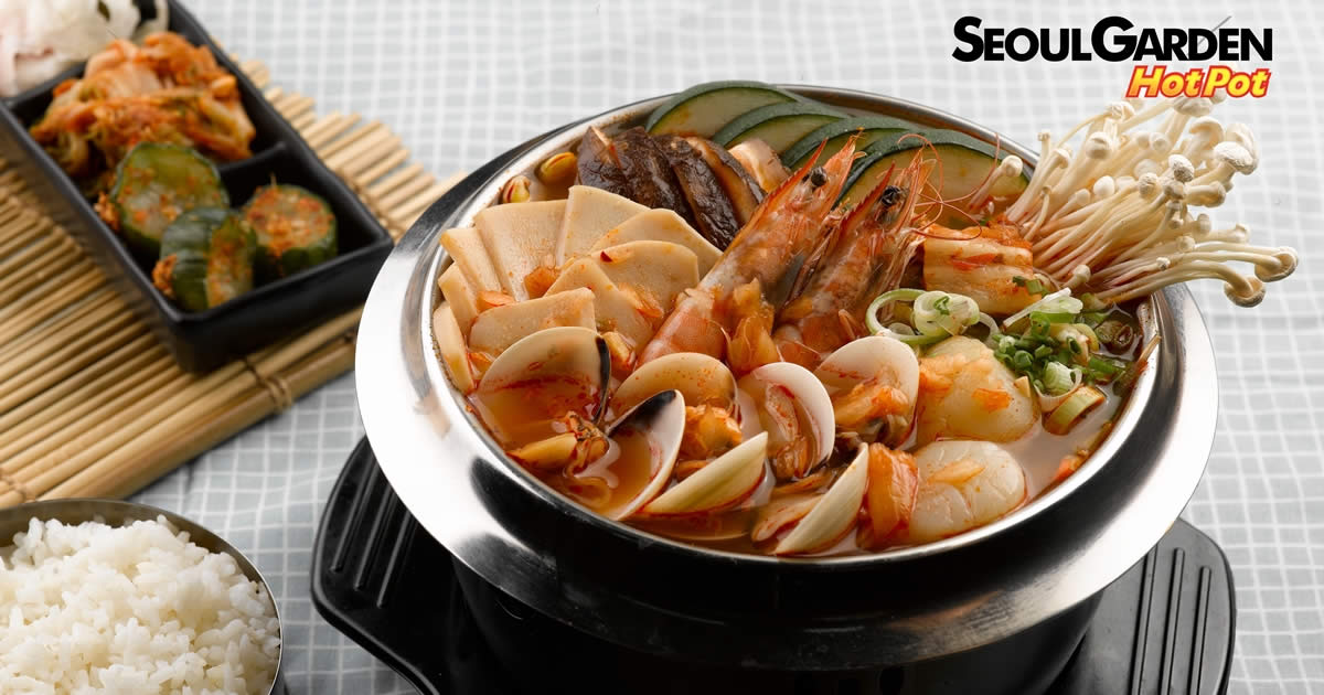 Featured image for Seoul Garden HotPot: NEW Freshly HOT Set Meals at $9.90++ onwards! Available from 3 Jan 2018