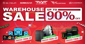 Featured image for (EXPIRED) Sonicgear: Up to 90% OFF warehouse sale – prices start from $2! From 6 – 8 Dec 2017