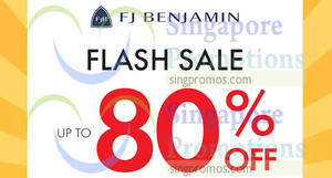 Featured image for (EXPIRED) FJ Benjamin: Up to 80% off contemporary labels sale – leather goods, footwear & more! From 31 Jan – 1 Feb 2018