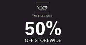 Featured image for (EXPIRED) Grohe: 50% OFF all reg-priced items at IMM outlet from 1 – 14 Feb 2018