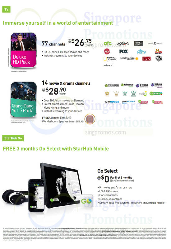 TV, Starhub Go