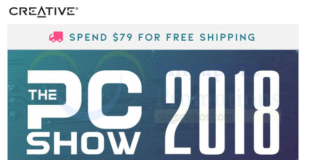 Featured image for Creative PC SHOW 2018 deals are extended online at up to 80% OFF! From 4 Jun 2018