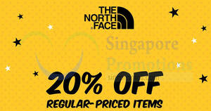 Featured image for (EXPIRED) The North Face: 30% off footwear and 20% OFF storewide for all reg-priced items till 3 Mar 2019