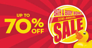Featured image for (EXPIRED) Bath & Body Works Semi Annual Sale Up to 70% OFF from 7 Jun – 1 Jul 2018!