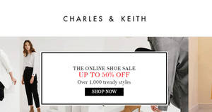 Featured image for (EXPIRED) Charles & Keith: Up to 50% OFF online-only shoe sale! Ends 17 Jun 2018