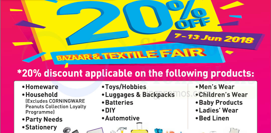 Featured image for Fairprice is offering 20% OFF baby products, household & many more! Ends 13 Jun 2018