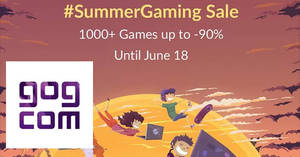 Featured image for (EXPIRED) GOG up to 90% OFF on over 1,000 games Summer Gaming Sale till 18 Jun 2018
