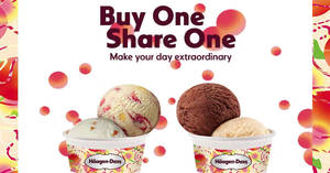 Featured image for (EXPIRED) Haagen-Dazs outlets to offer 1-FOR-1 double scoops at ALL outlets from 18 – 22 Jun 2018