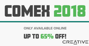 Featured image for (EXPIRED) Creative up to 65% off COMEX 2018 deals extended online! Ends 16 Sep 2018