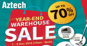 Featured image for (EXPIRED) Aztech up to 70% OFF warehouse sale from 7 – 9 Dec 2018