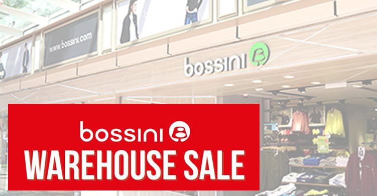 Featured image for Bossini warehouse sale has apparels and accessories from just $2.90 till 5 December 2019