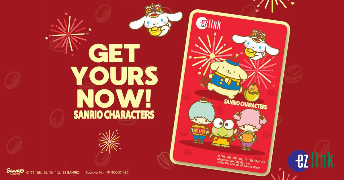 Featured image for EZ-Link releases new Sanrio ez-link card from 24 December 2018
