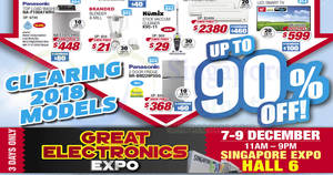 Featured image for (EXPIRED) Great Electronics Expo 2018 from 7 – 9 Dec 2018