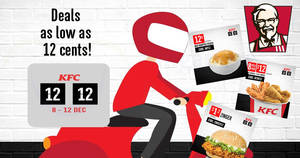 Featured image for (EXPIRED) Save on your KFC delivery order with these coupons valid till 12 December 2018