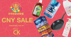 Featured image for (EXPIRED) myCK CNY Sale & Islandwide 1-FOR-1 One-Day Special On 29 December 2018