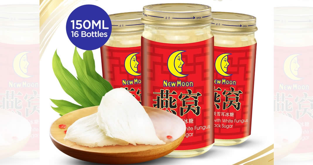 Featured image for Buy-8-get-8-free New Moon Bird's Nest with White Fungus Rock Sugar at S$37.90 (Free Shipping) from 5 Jun 2019