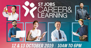 Featured image for (EXPIRED) STJobs Career & Learning Fair returns on 12 and 13 October 2019