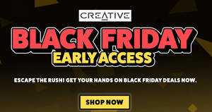 Featured image for (EXPIRED) Creative e-store Black Friday x Cyber Monday deals are now on from 27 November 2019