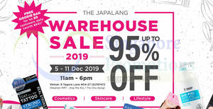 Featured image for (EXPIRED) Japalang warehouse sale has beautyblender, K-Palette, Bio-Piel, Klara Cosmetics and more priced as low as $2 from 5 – 11 Dec 2019