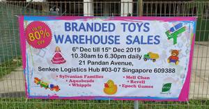 Featured image for (EXPIRED) Branded toys warehouse sale features Sylvanian Families, Aquabeads, Whipple & more at up to 80% off from 6 – 15 Dec 2019
