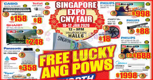 Featured image for Singapore CNY Expo 2020 from 10 -12 January 2020