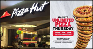 Featured image for Pizza Hut: Enjoy unlimited pizzas all around at $16.90 for Adults, $10.90 for Kids on Thursday, 27 Feb 2020