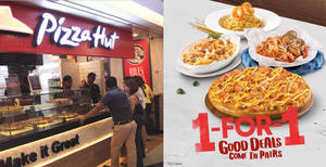 Featured image for Pizza Hut is offering 1-for-1 dine-in deals on selected pizzas, pastas, baked pasta & more till 29 February 2020