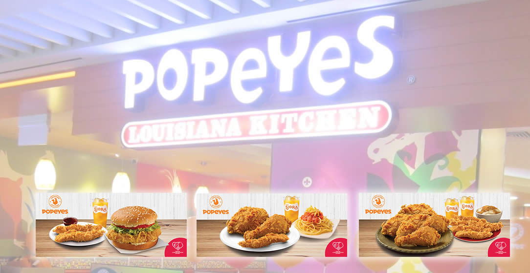 Featured image for Popeyes: NDP special coupon deals for dine-in and takeaway valid till 30 September 2020
