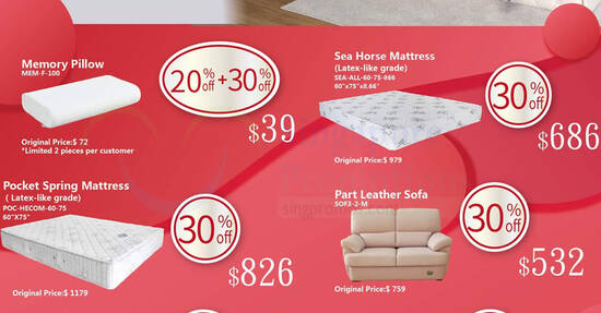 Featured image for Sea Horse 30% off sale on mattresses, pillows, sofas and more till 12 August 2020