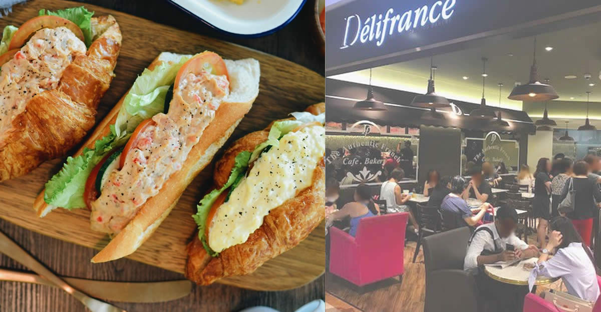 Featured image for Delifrance: Grab Seafood D'sire and Egg D'vine sandwiches at 2-for-$10.90 from 14 August 2020