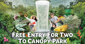 Featured image for (EXPIRED) Jewel Changi Airport: Free Entry to Canopy Park With Any Purchase till 30 September 2020