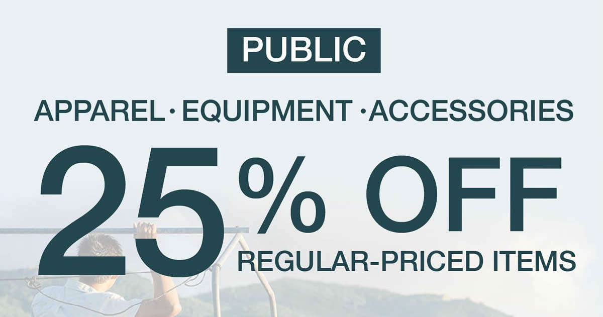 Featured image for The North Face: 25% OFF on all regular-priced apparels, equipment and accessories till 23 August 2020