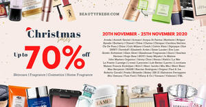 Featured image for (EXPIRED) Beautyfresh Online Warehouse Sale up to 70% off La Mer, Estee Lauder, Shiseido & more from 20 – 25 Nov 2020