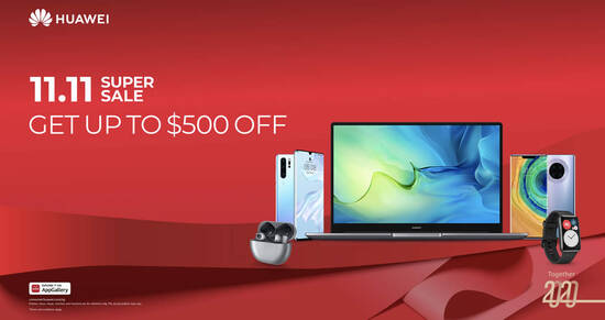 Featured image for Huawei Brings Irresistible Deals This November with 11.11 Super Sale, Laptop Offers and More till 11 Nov 2020