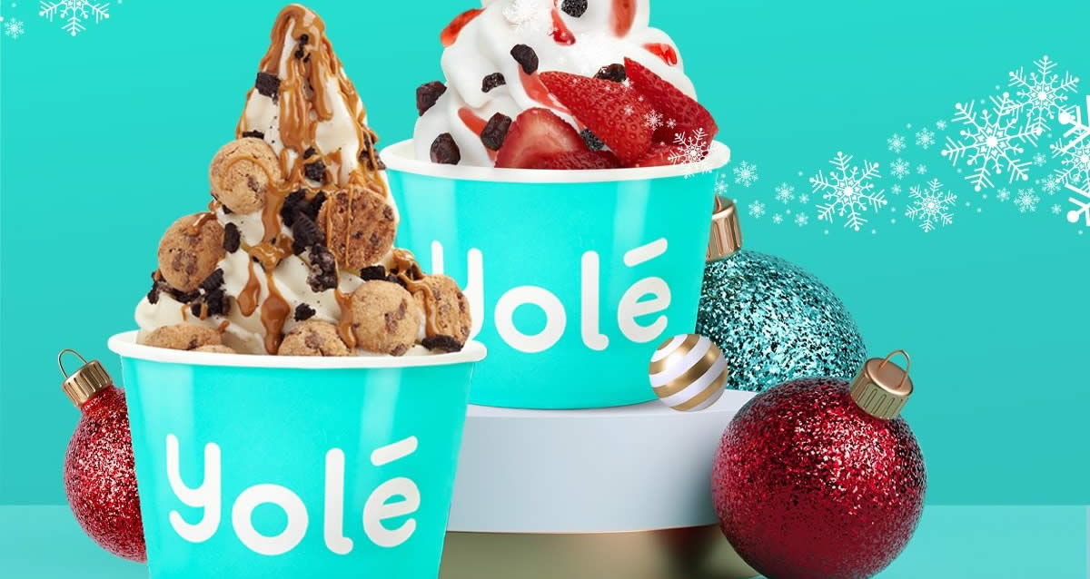 Featured image for Yolé: Grab two large cups for just $12 at almost all outlets till 13 Dec 2020