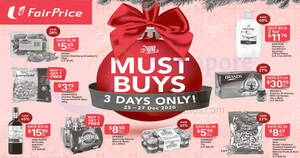 Featured image for (EXPIRED) Fairprice 3-day deals from 25 – 27 Dec: 41% off Ferrero Rocher T16, 40% off Pantene & More