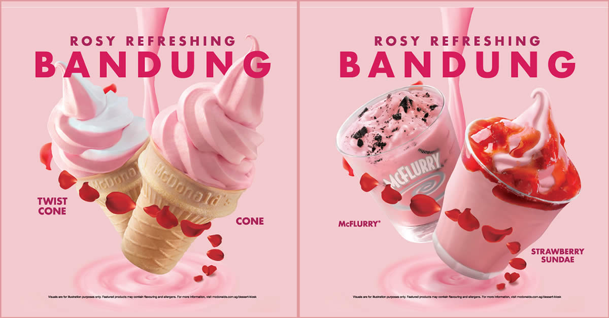Featured image for McDonald's brings back Bandung desserts at Dessert Kiosks from 31 Dec 2020