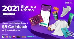 Featured image for (EXPIRED) YouTrip: Sign up & get up to $8 cashback on 21 brands, plus a chance to win $100! Sign up by 31 Dec 2020