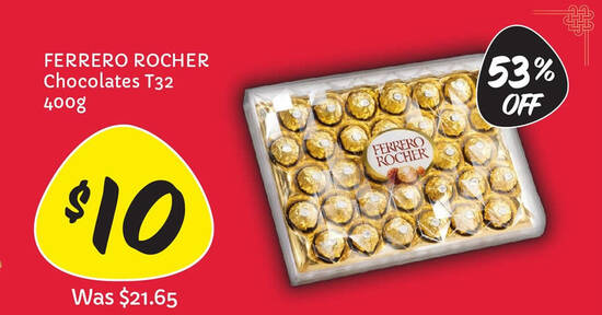 Featured image for Giant is offering T32 Ferrero Rocher at just $10 (53% off) till 27 Jan 2021