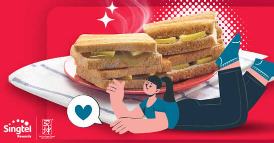 Featured image for $1.20 Ya Kun Traditional Toast for Singtel customers at almost all outlets till 11 Jan 2021