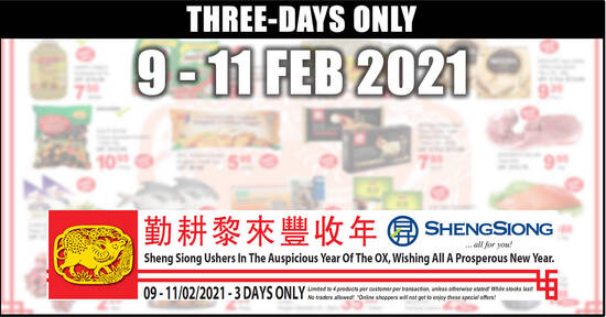 Featured image for Sheng Siong THREE-day deals on 9 - 11 Feb: YEO'S Asian Drink @ 56% off, Milo, Nescafe & More