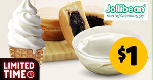Featured image for (EXPIRED) Jollibean Assorted Deal: $1 Original Beancurd, Soy Tofu Ice Cream, Maru Pancake Peanut & More (From 17 Mar 2021)