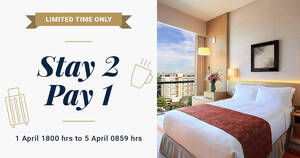 Featured image for (EXPIRED) Park Hotel Group offering 1-for-1 nights for stays until 30 June 2021 at five participating hotels. Book by 5 Apr 2021